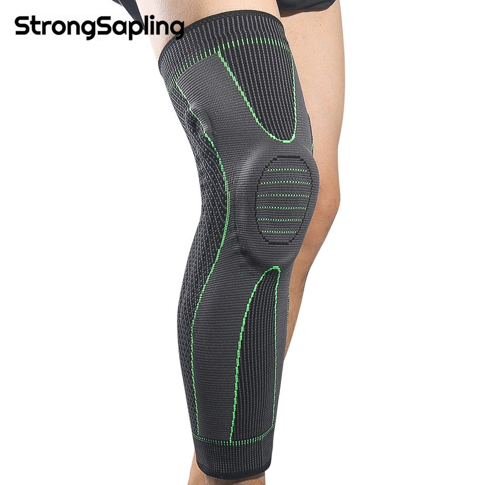 Knee Support Protector Brace Silicone Spring Knee Pad Basketball Running Compression Knee Sleeve 1 PCS Support Sports Kneepads