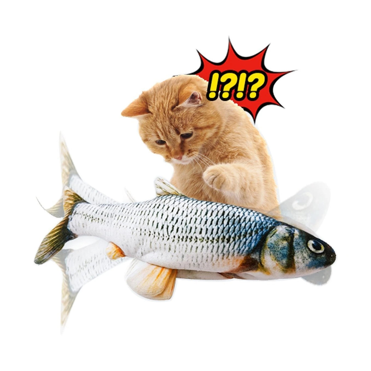 Dancing Fish™ Cat Kicker Toy